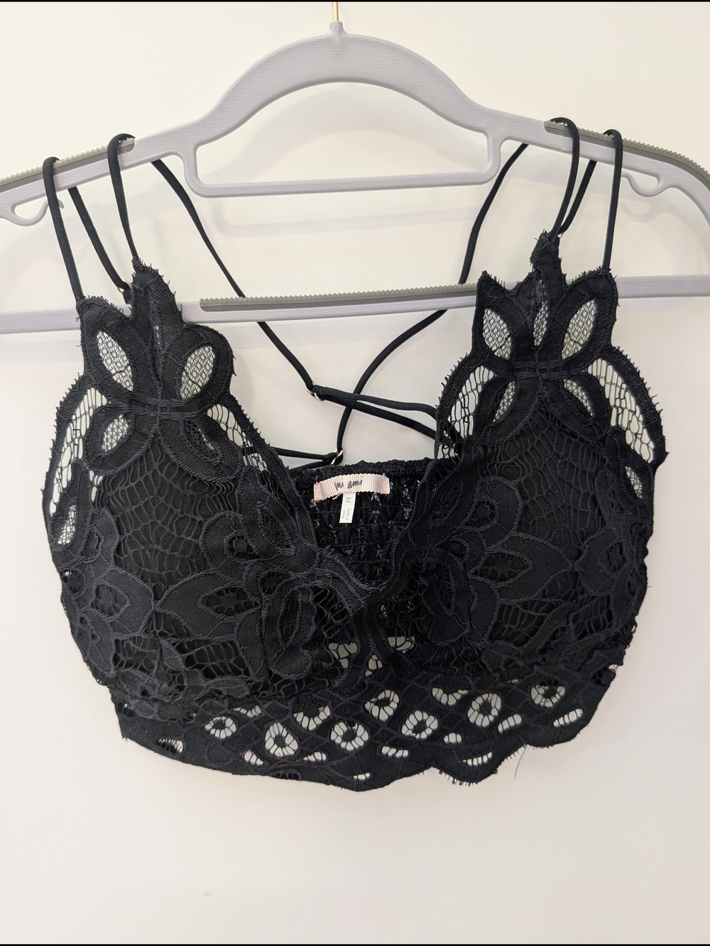 🖤 miami Festival Lace Bralette with Strappy Back